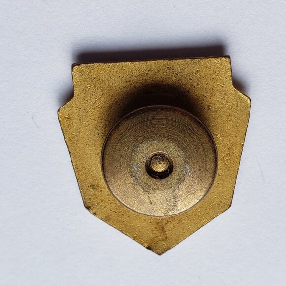 Laval M Brooch Pin With Screwback Clasp Vintage - Picture 2 of 2